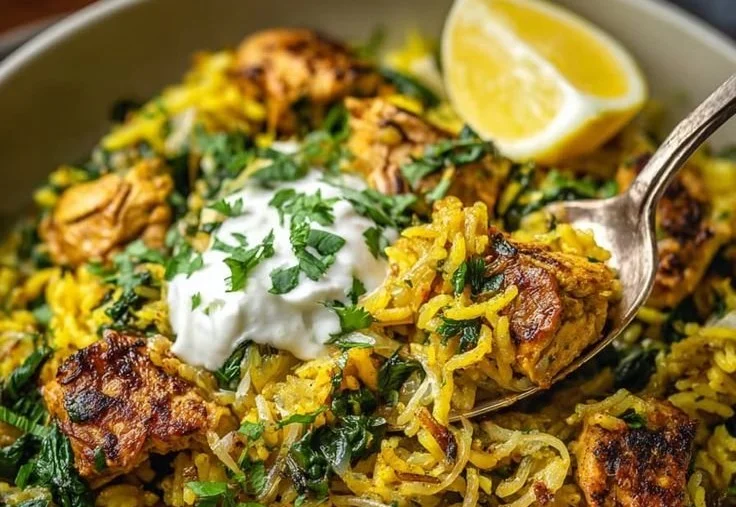 Anti-Inflammatory Turmeric Chicken & Rice