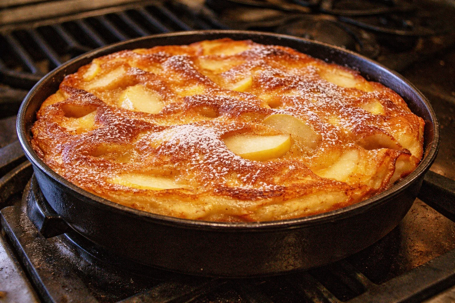 Apple Cinnamon German Pancake