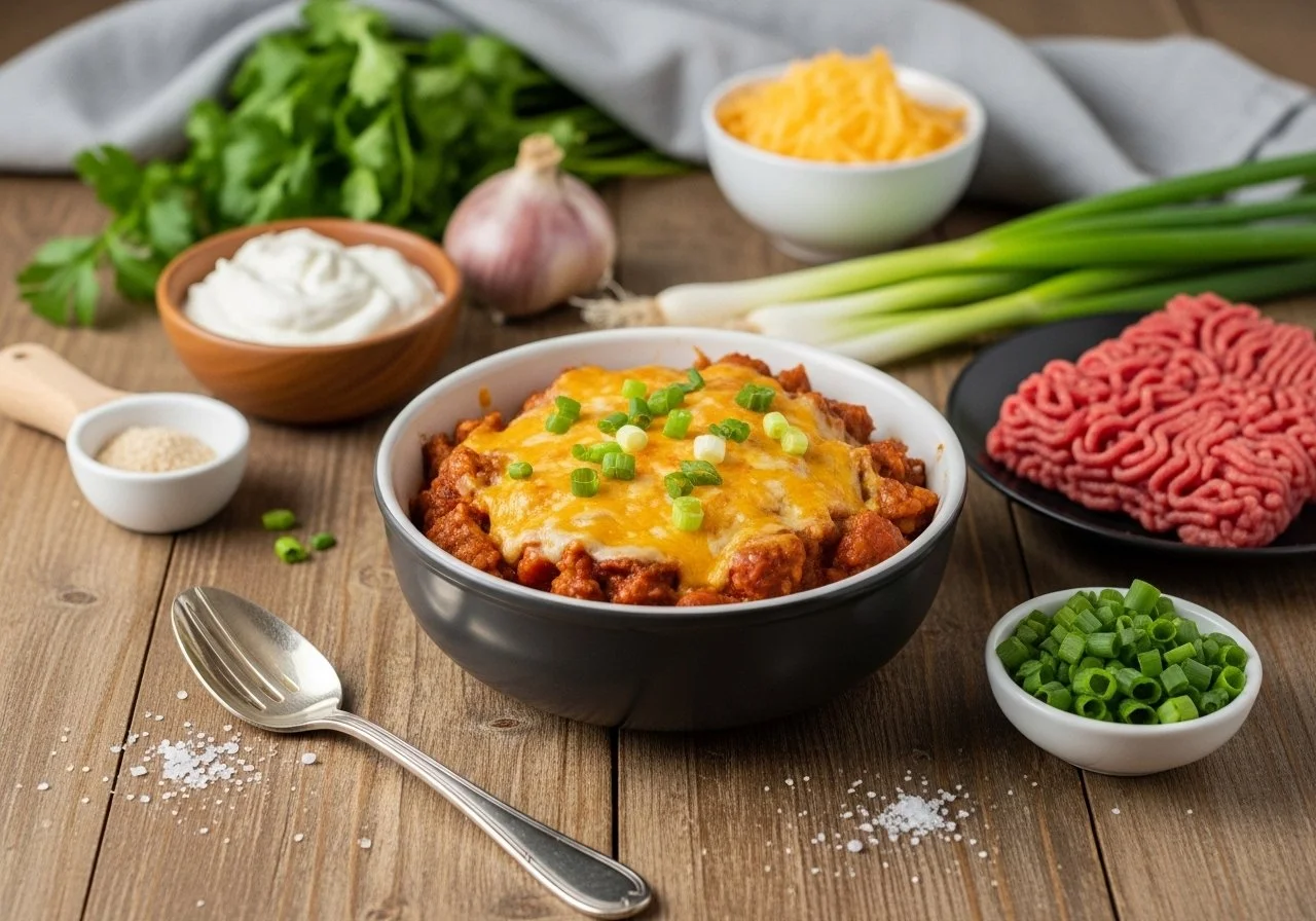 Sour Cream Beef Noodle Casserole