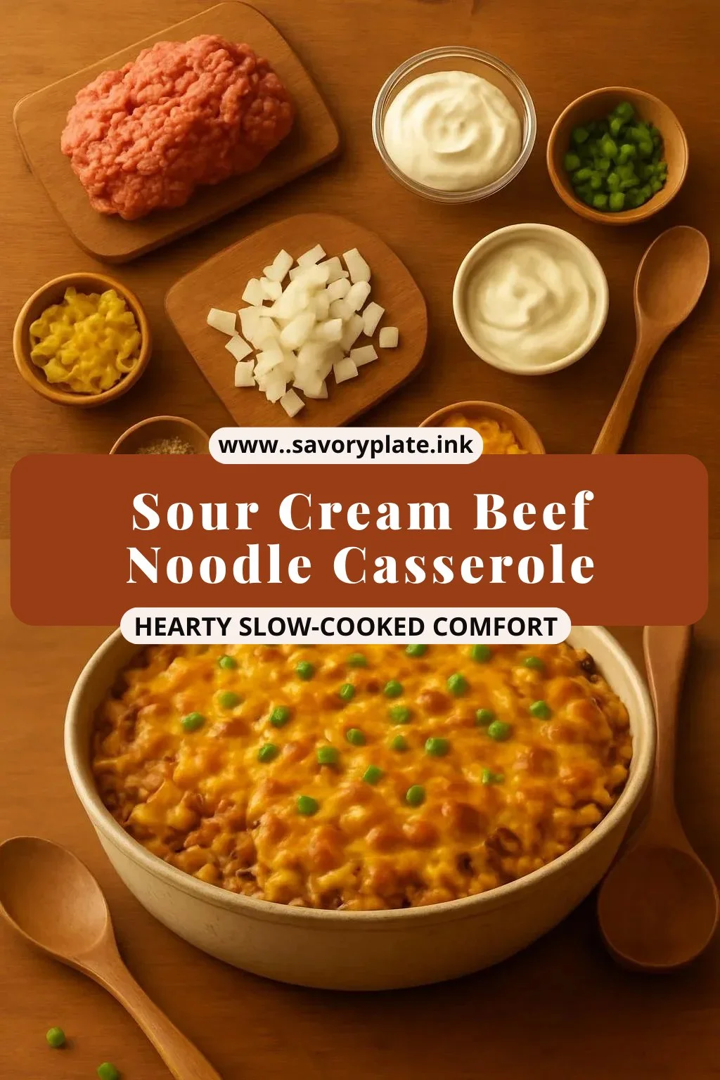 Sour Cream Beef Noodle Casserole