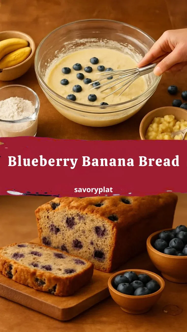 Blueberry Banana Bread