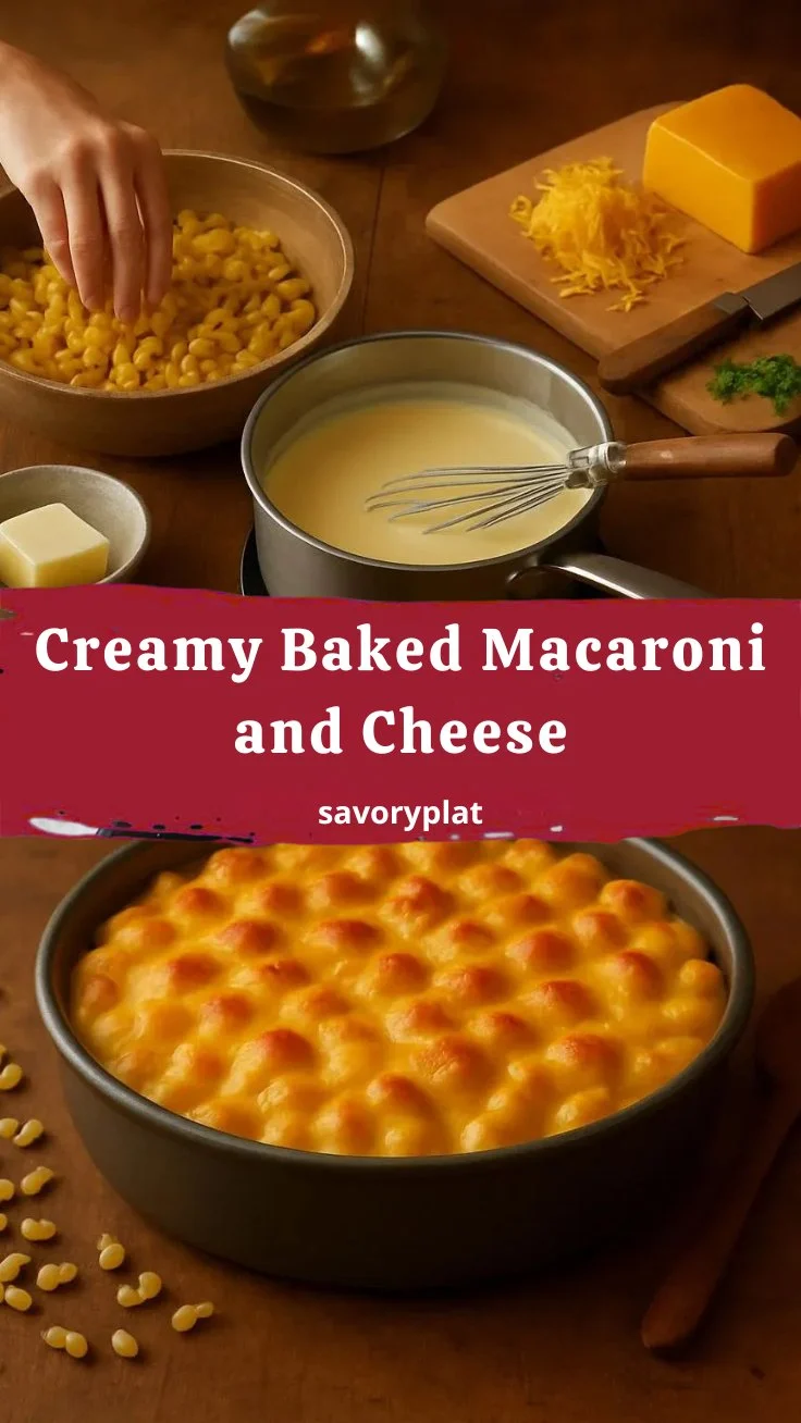 Creamy Baked Macaroni and Cheese