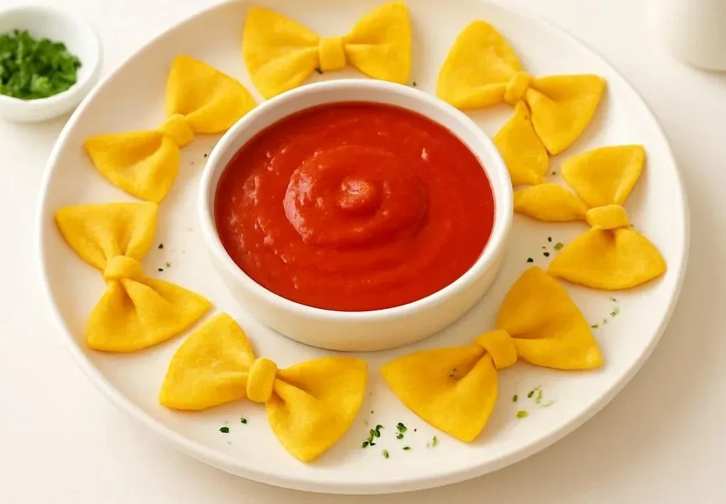 Festive Bow-Shaped Tortilla Chips