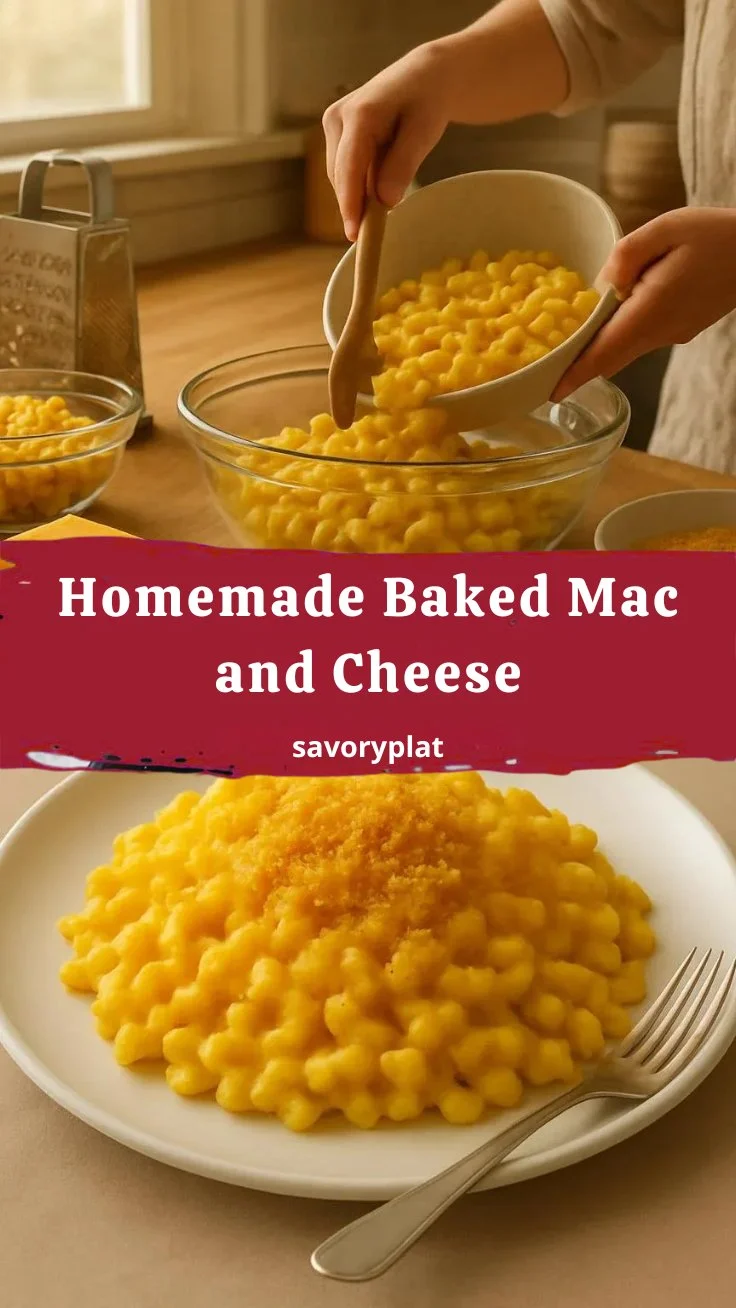 Homemade Baked Mac and Cheese