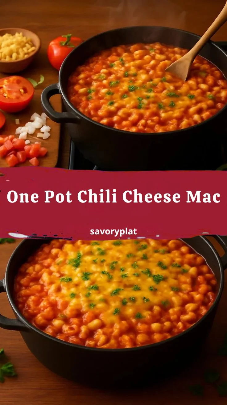 One Pot Chili Cheese Mac