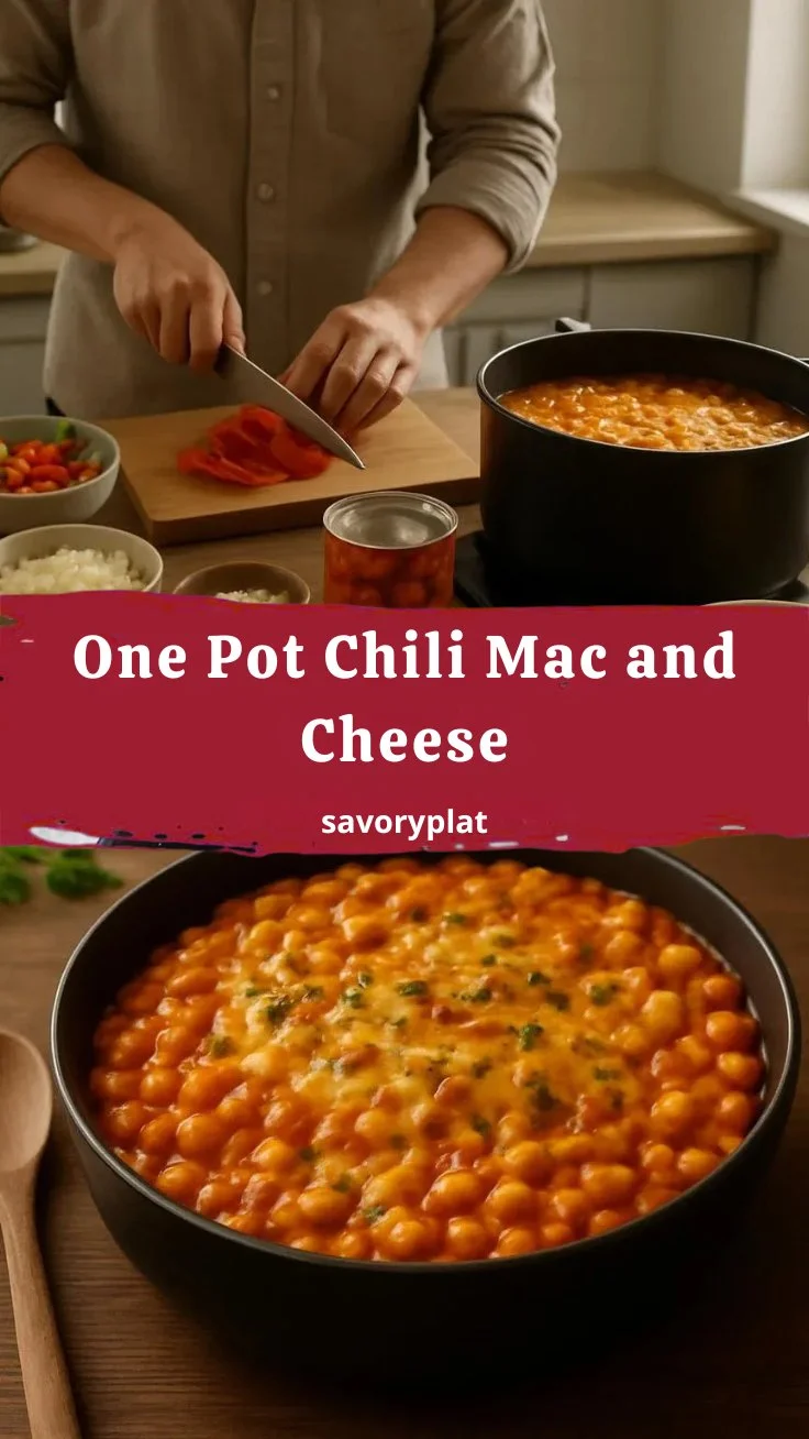 One Pot Chili Mac and Cheese