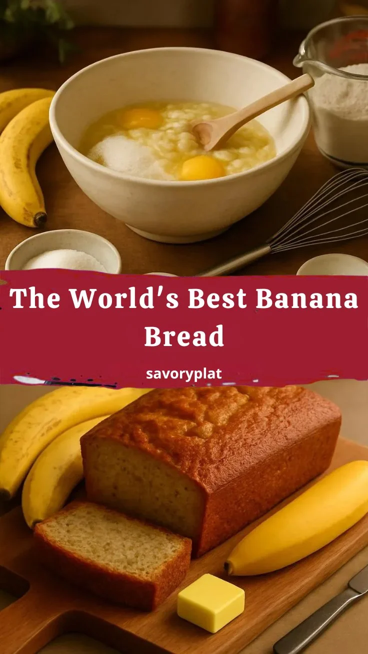 The World's Best Banana Bread
